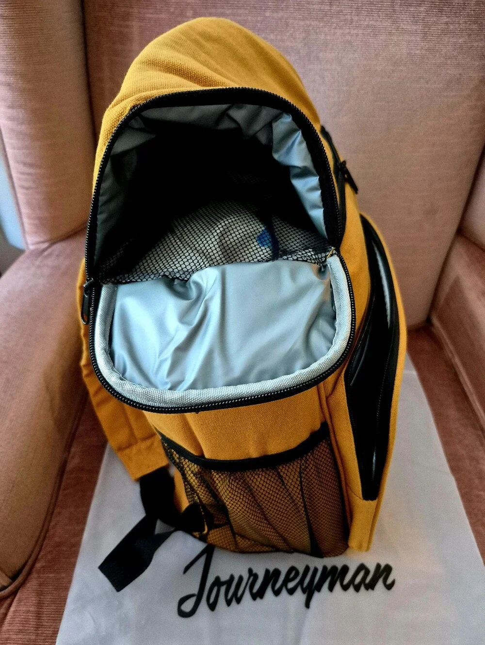 NWOT Journeyman Mustard Canvas Cooler Backpack
